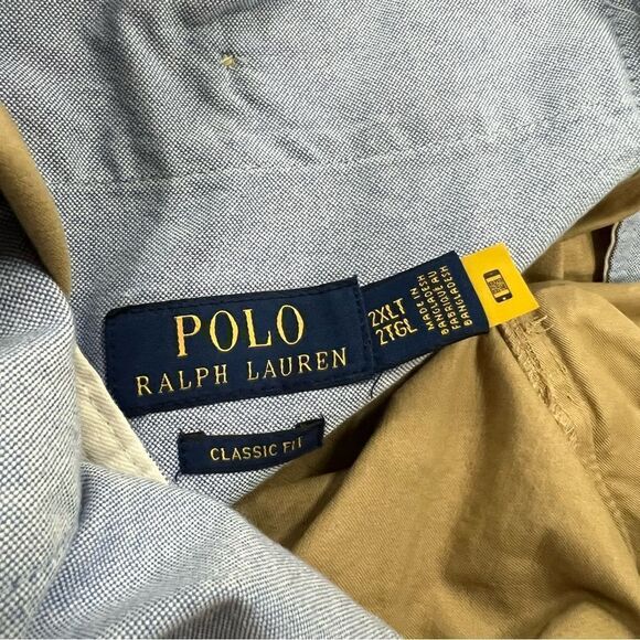 Polo Ralph Lauren Classic Fit Men’s Beige Stretch Drawstring Shorts Size 2XLT - Picture 5 of 7